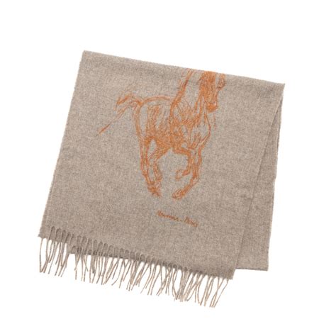 Hermes cashmere pirouette au galop